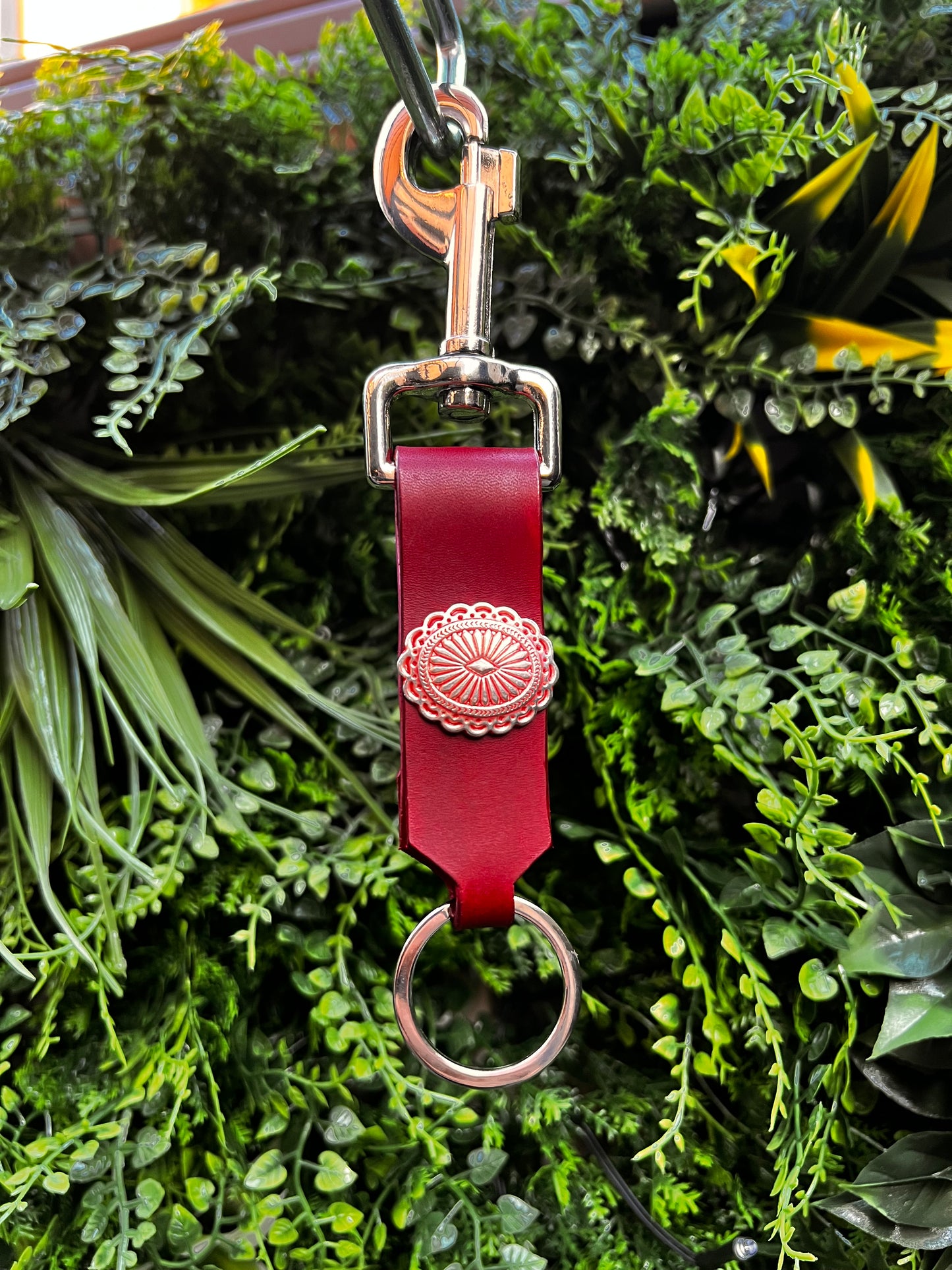 *Ready To Ship* Clip On Leather Keychains